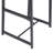 27''H Barstool Set Of 3 Wooden Round Bar Stools With Footrest Modern Kitchen Chairs For Counter