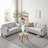 Upholstered 66'' Loveseat