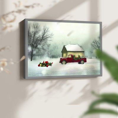 Chirstmas Art-XV - Reproduction encadrée - Restickable