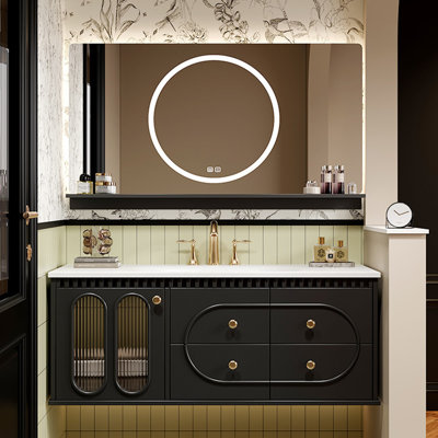 Medieval style bathroom cabinet