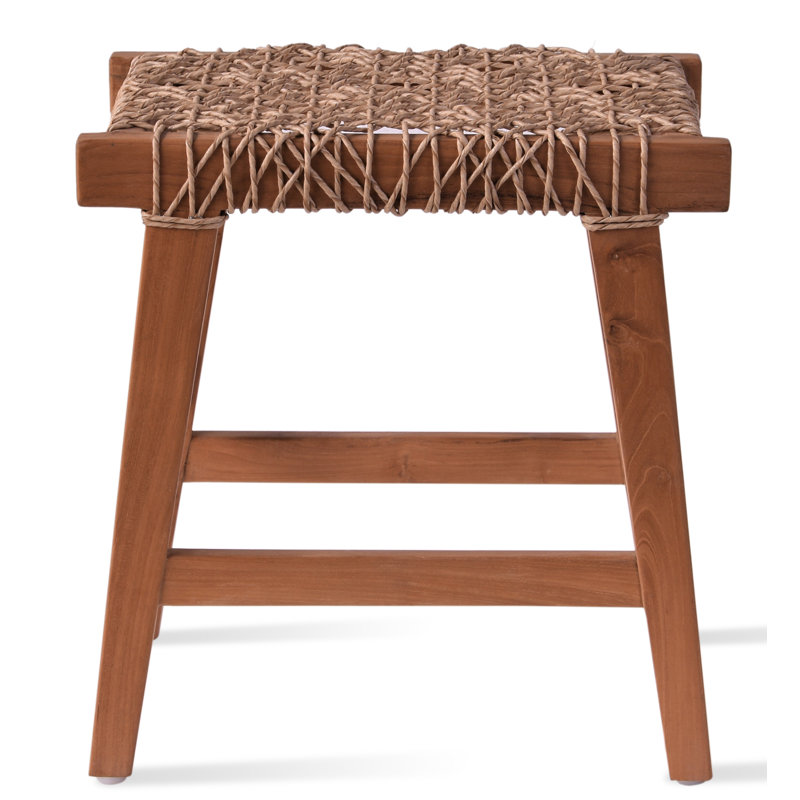 Tabouret de patio en teck 18 po Picollo