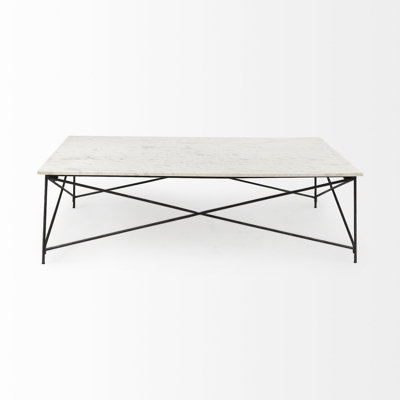Romola Marble Top Single Coffee Table