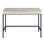 Bureau rectangulaire avec 2 tiroirs de rangement - naturel et noir pour la finition moderne de bureau
