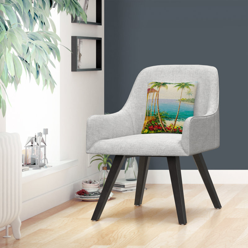 Rio Key West Villa 16" Square Polyester Throw Pillow
