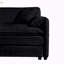 Spacieux canapé rembourré en chenille avec coussins à deux couches et design élégant pour un confort ultime
