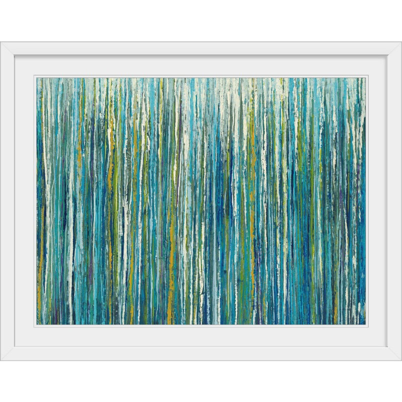 « greencicles », reproduction de photo, H 35 po x l 44 po x P 1 po, Cadre blanc