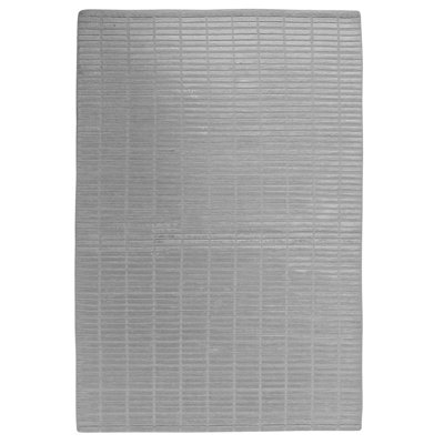 Geometric Area Rug in Gray