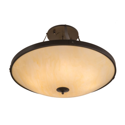 Urban 8 - Light Semi Flush Mount