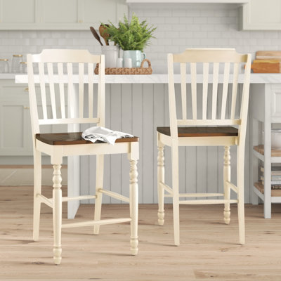 Annadiane Solid Wood Counter Stool