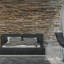 Panneau mural universel en faux coin en pierre 3 po x 48 po Universal-38353494