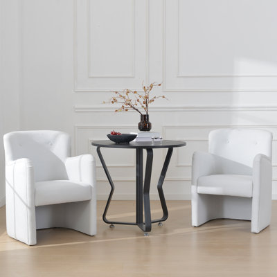 Bergen 24" Wide Performance Fabric Upholstered Dining Armchair (Set Of 2) by Joss & Main