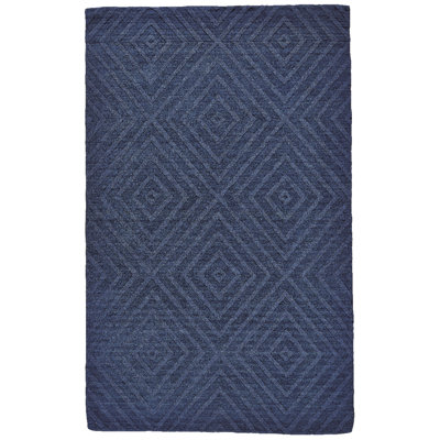 New Portland Striped Indoor/Outdoor Hand Tufted Atlantic Area Rug