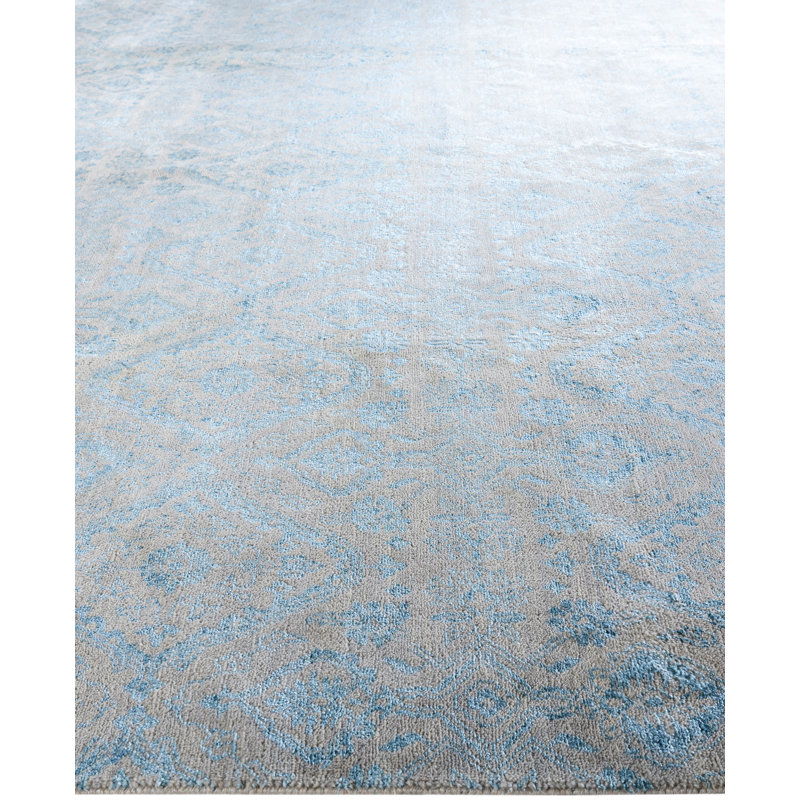 Overdyed One-of-a-Kind 9' 0" X 10' 2" Hand Knotted Area Rug