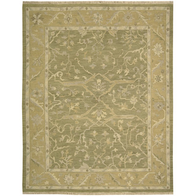 Tapis oriental en laine tissé à plat Zinvor