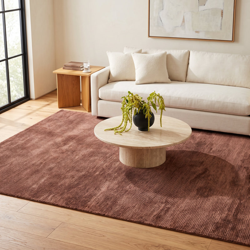 Cliona Solid Area Rug, Rectangle 7'9" x 9'9"