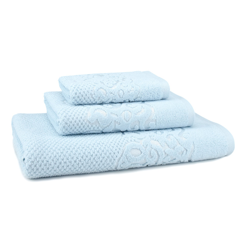 Parkerson Turkish Cotton Towel, Ice Blue, 3 Piece Towel Set