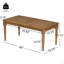 Table basse d'extérieur Acacia Classic