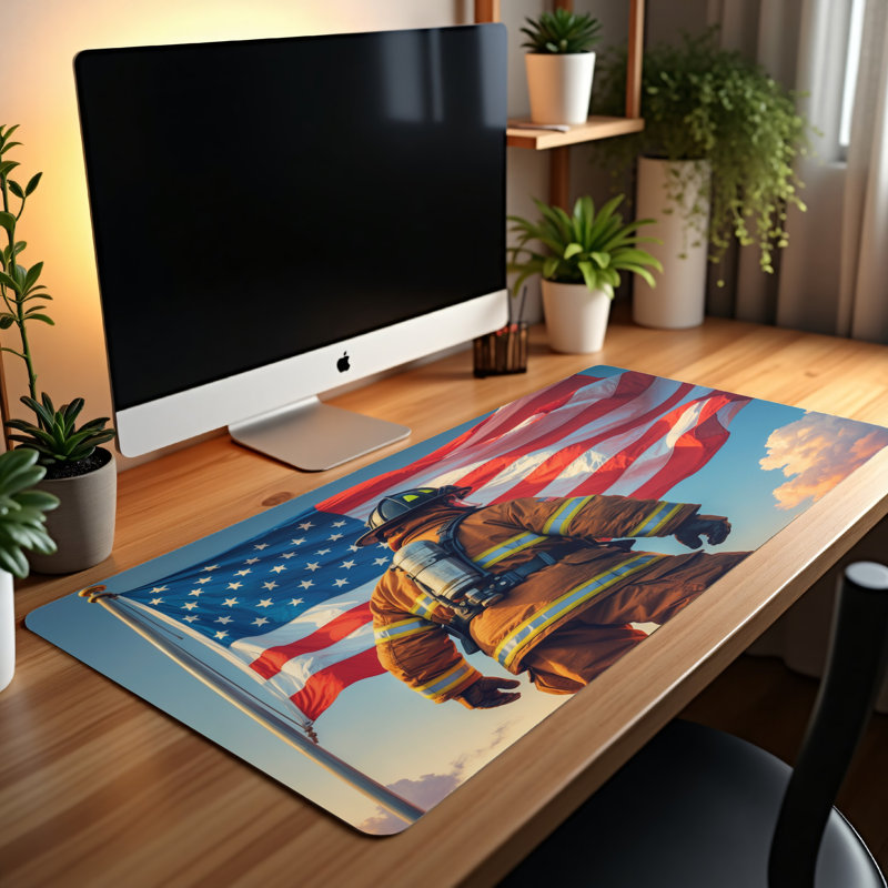 Polyester Desk Pad, 14.4x12.1