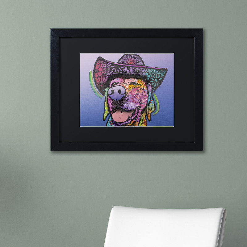 « penelope custom-4 »-reproduction d’impression sur toile, H 11 po x l 14 po x P 0,5 po, Noir, Cadre noir