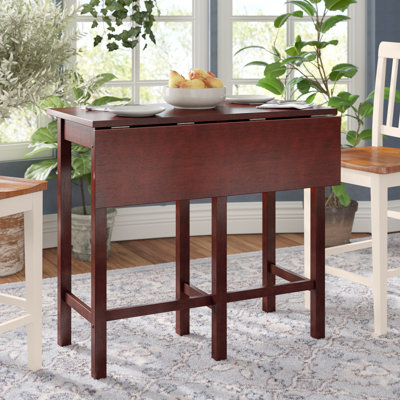 30 " Extendable Beech Rectangular Solid Wood Top with Solid Wood Base Dining Table