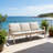 70.14'' Wide Acacia Patio Sofa With Cushions