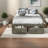 Spacious Full Size Platform Bed With Storage Drawers, Antique Gray Mdf Frame