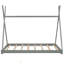 Lit plateforme simple avec structure triangulaire-428718999