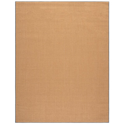 Msr9501 Martha Stewart Sisal/Jute Solid Color Rug in Natural/Navy/Ivory