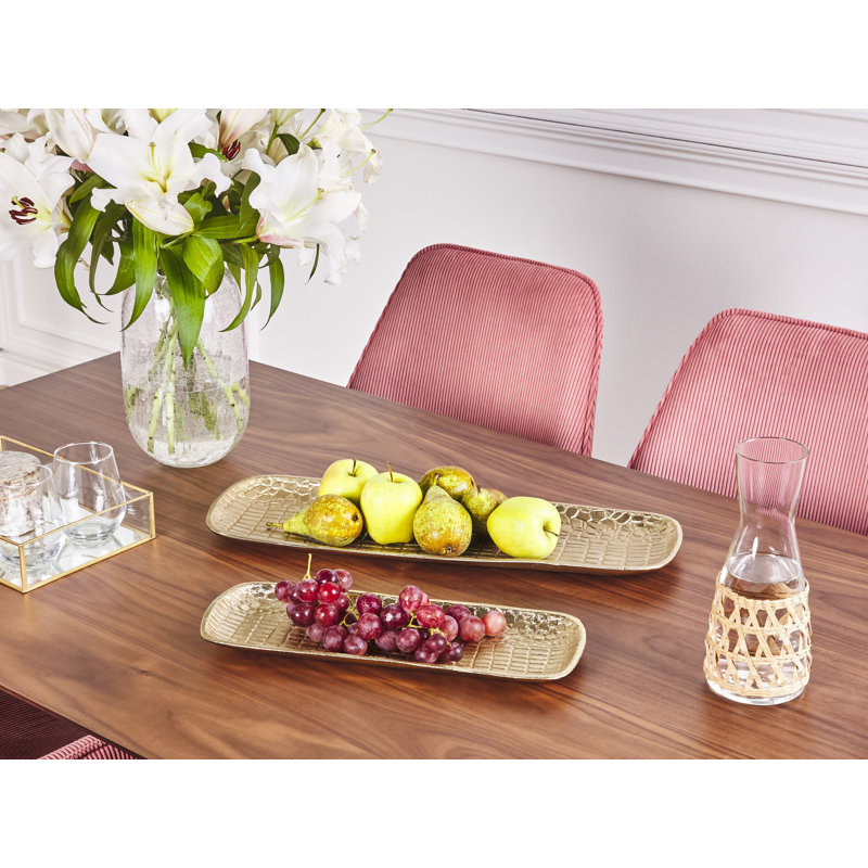 Alyza Aluminum Decorative Plate