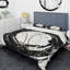 Cercle métallique doré - ensemble de housse de couette Modern Glam - microfibre de polyester-38757131