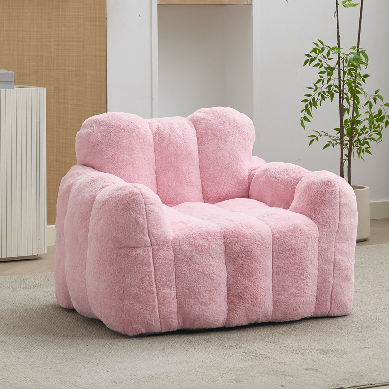Stefan avec siège à coussin moelleux et accoudoir, Rose