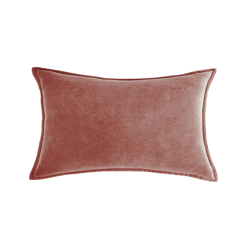  Set of 2 Throw Pillow Covers 12"x20" Decorative Lumbar Throw Pillow Covers Color Dusty, Dusty, 12"H x 20"W