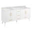 72" Novak Double Bathroom Vanity Set with Rectangular Undermount Sinks-93572599-79111948-79111947
