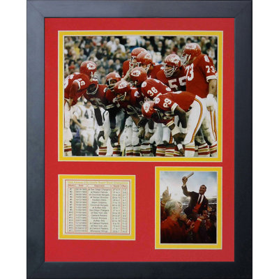Kansas City Chiefs 1969 Huddle Framed Memorabili