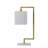 9X14.3X25.2" Metal Table Lamp