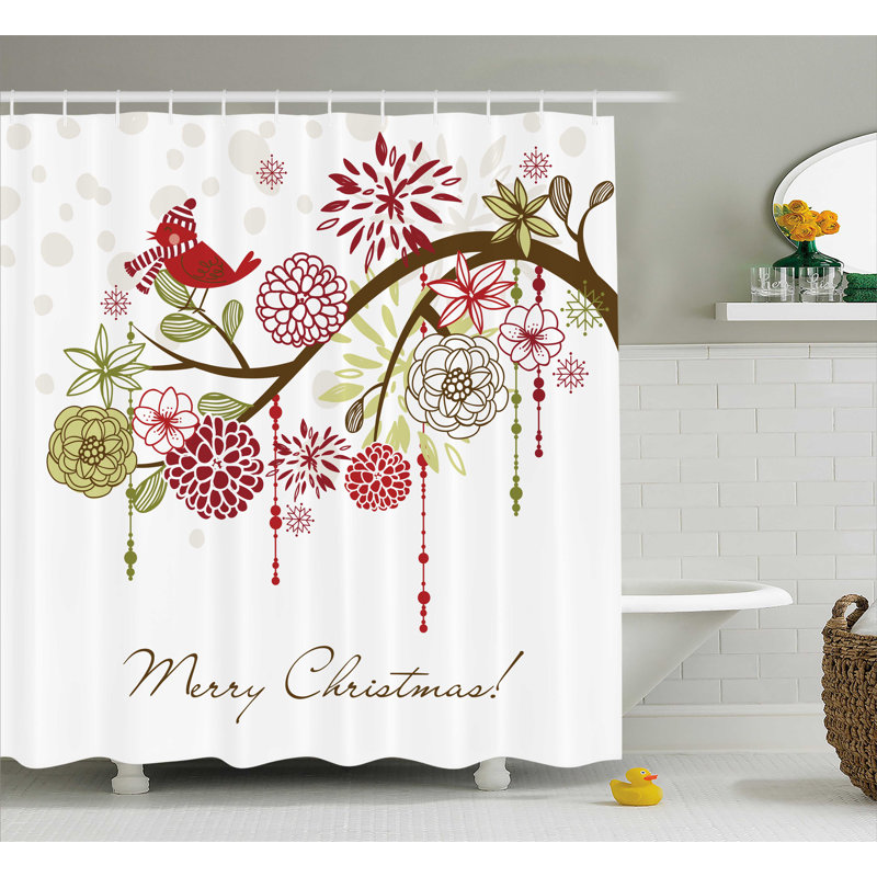  Rideau de douche Christmas Tree, H 75 po x l 69 po