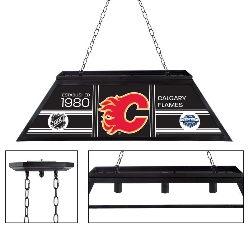 Calgary Flames Patch  44-Inch Pool Table Light