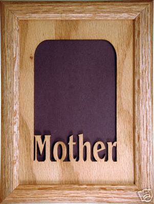 Oak Solid Wood Picture Frame with Mat