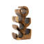 Burruss Solid Wood Tabletop Wine Bottle Rack Brown