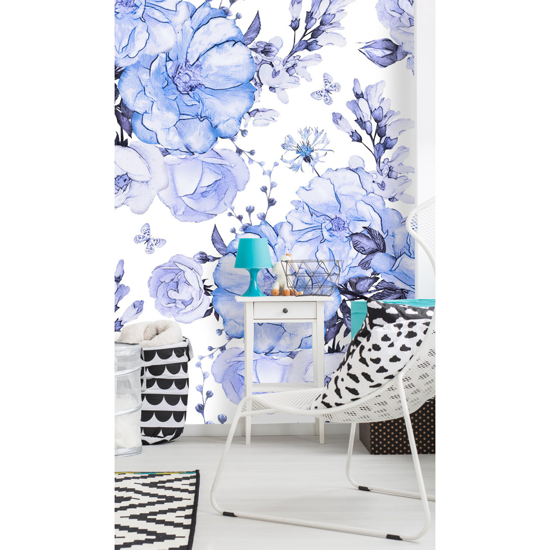 Zaragoza Peel & Stick Floral Roll House of Hampton®