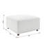 Repose-pieds modulaire Duvall - Tissu performance-100388259