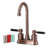 Kingston Brass Kaiser Two-Handle 2-Hole Deck Mount Bar Faucet-53012209
