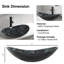 Ensemble de meuble-lavabo mural simple 28 po Mereworth-717362985-717362981-714412500