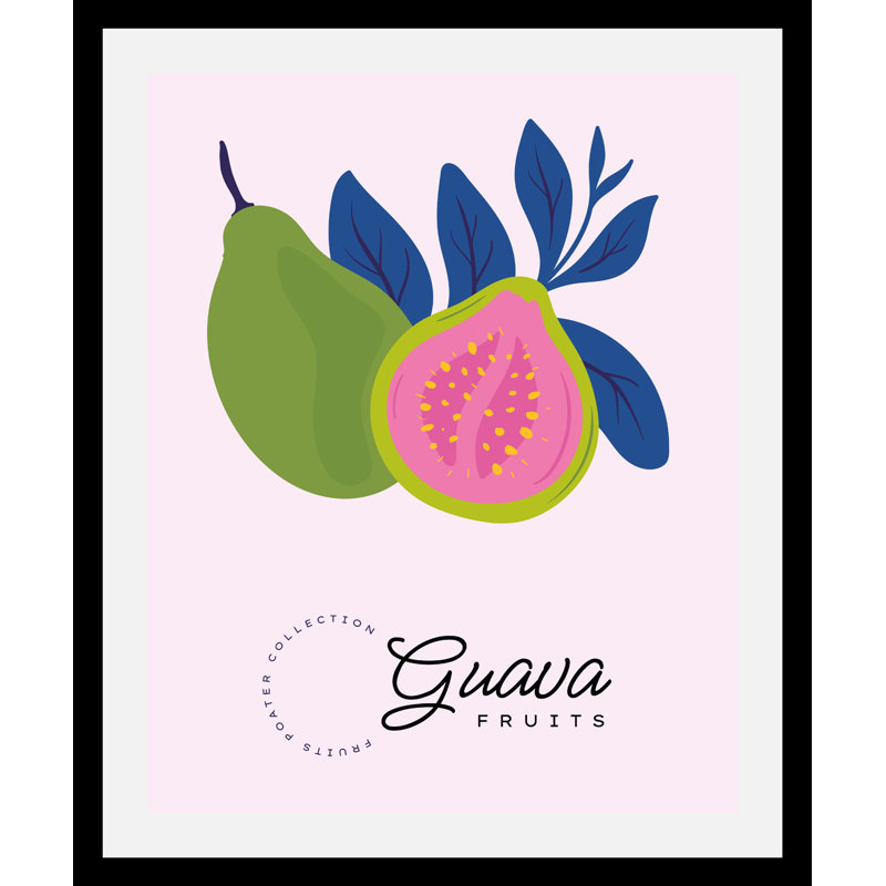 Guava - Single Picture Frame Print, 70cm H x 50cm W