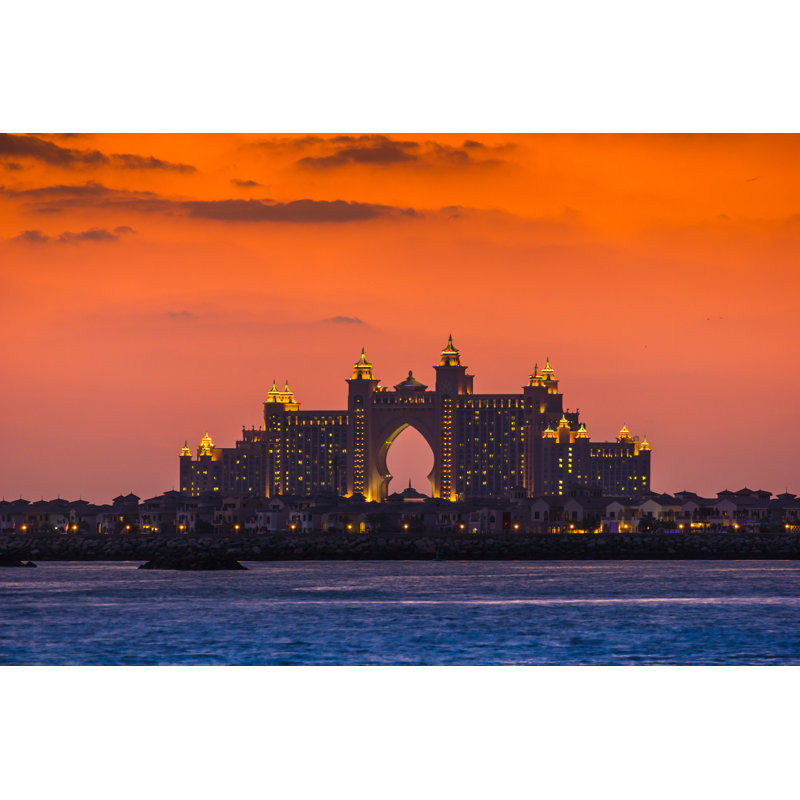 Atlantis Hotel In Dubai - Wrapped Canvas Print, 81cm H x 122cm W x 3.8cm D