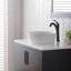 Lavabo de salle de bain vasque circulaire en céramique mince