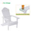 Chaise Adirondack Ionie Hips résistante aux intempéries-1809952419