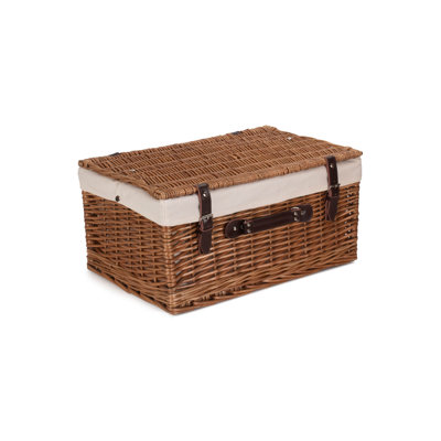 Wicker Basket with Lining