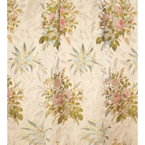 Fiori Rosseta Silk Fabric