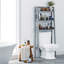 Rangement au-dessus de la toilette l 25,1 po x H 61,5 po x P 10 po Cersei-581444634